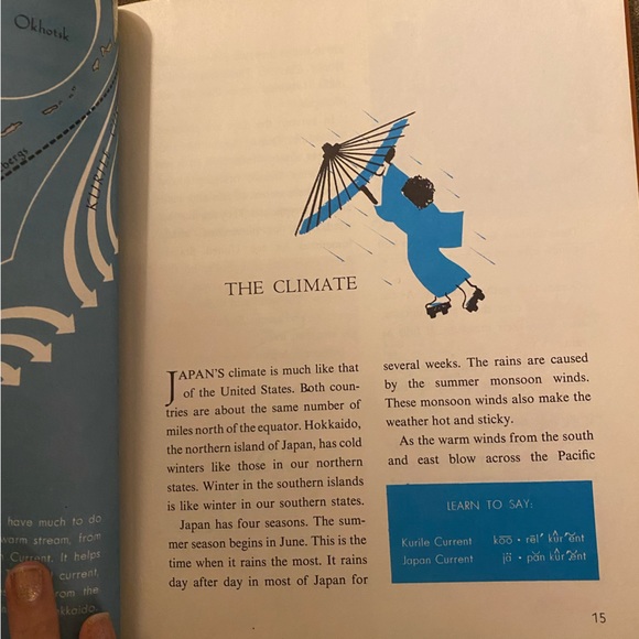 Vintage Japan home of the sun hardcover textbook Jennie dearmin helen peck 1965 - Picture 10 of 16